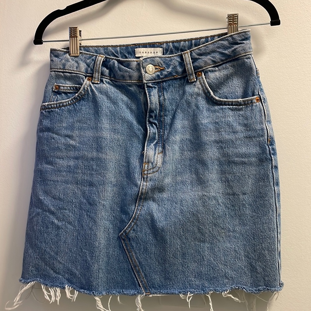 Topshop Denim Skirt